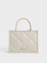 Charles & Ke*th - Celia Quilted Tote Bag - IVORY-ON SALE