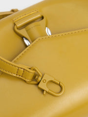 Charles & Ke*th - Ivy Metallic Buckle Bag - Mustard