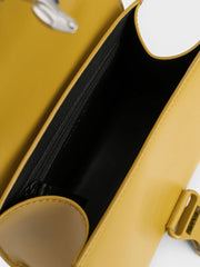 Charles & Ke*th - Ivy Metallic Buckle Bag - Mustard