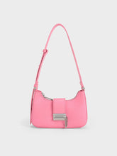 Charles & Ke*th - Metallic Accent Belted Bag - Pink -On Sale