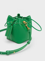 Charles & Ke*th - Cordele Bucket Bag In -Green -ON SALE