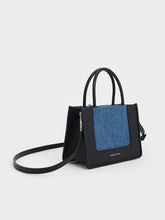 Charles & Ke*th - Mini Daylla Denim Tote Bag - Denim Blue-On SALE