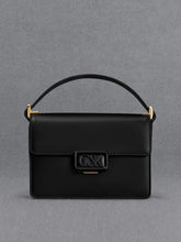 Charles & Ke*th - Leather Boxy Bag - Black - On Sale