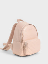 Charles & Ke*th - Quilted Double Zip Backpack - Nude-On Sale