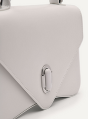 PEDR* - Zenith Leather Handbag - White