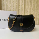 Gues* - Kuba Mini Crossbody Flap XS Logo-BLACK