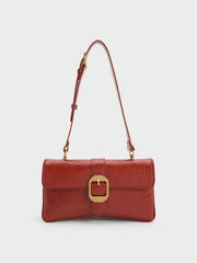 Charles & Ke*th - Eilith Buckled Bag - BRICK -ON SALE