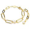 Swar*vski -Constella bracelet White, Gold-tone plated-5683359