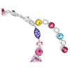 Swar*vski -Gema bracelet Mixed cuts, Multicolored, Rhodium plated-5656427
