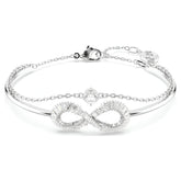 Swar*vski -Hyperbola bangle Infinity, White, Rhodium plated-5684049