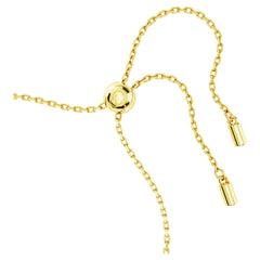 Swar*vski -Idyllia bracelet Mixed cuts, Clover, Green, Gold-tone plated-5666585