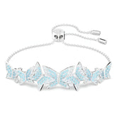 Swar*vski -Idyllia Lilia bracelet Butterfly, Blue, Rhodium plated-5662184