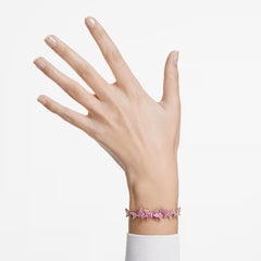 Swar*vski -Idyllia Lilia bracelet Butterfly, Pink, Rose gold-tone plated-5636431
