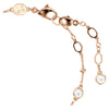 Swar*vski -Imber bracelet Round cut, White, Rose gold-tone plated-5730677