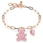 Swar*vski -Teddy bracelet Bear, Pink, Rose gold-tone plated-5642978