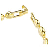 Swar*vski -Una Angelic bracelet Round cut, Caramel, Gold-tone plated-5753341