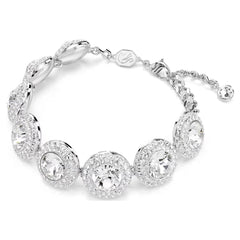 Swar*vski -Una Angelic bracelet White, Rhodium plated-5735343