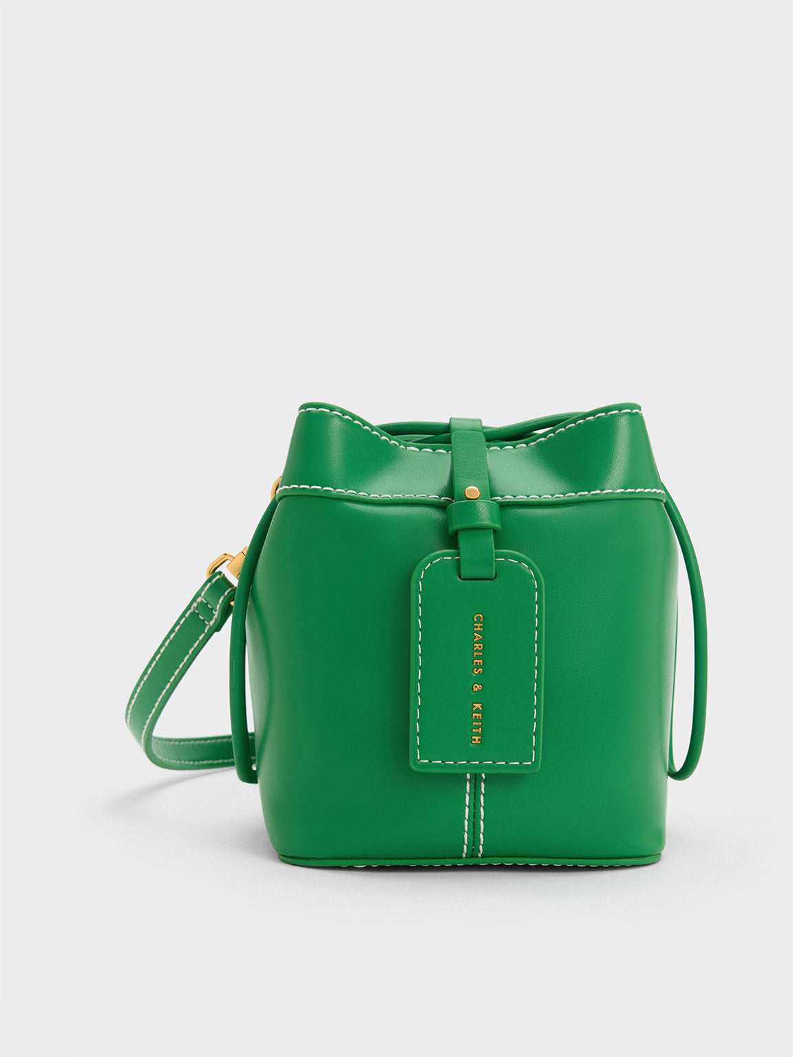 Charles & Ke*th - Cordele Bucket Bag In -Green -ON SALE