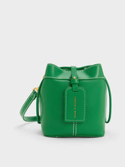 Charles & Ke*th - Cordele Bucket Bag In -Green -ON SALE