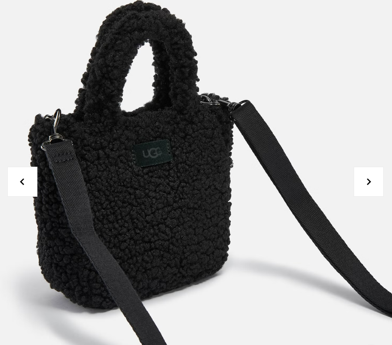 UG* Maribel Mini Sherpa Bag - Black-ON SALE