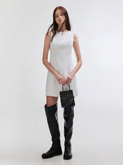 Charles & Ke*th - Matina Crinkle-Effect Elongated Tote Bag - Black-ON SALE