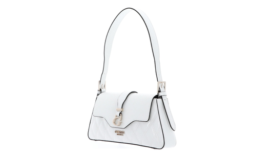 Gues* -  Adi 4G logo shoulder bag - White-ON SALE