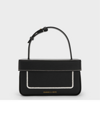 Charles & Ke*th -Faux-Leather Box Bag-Pink-On Sale