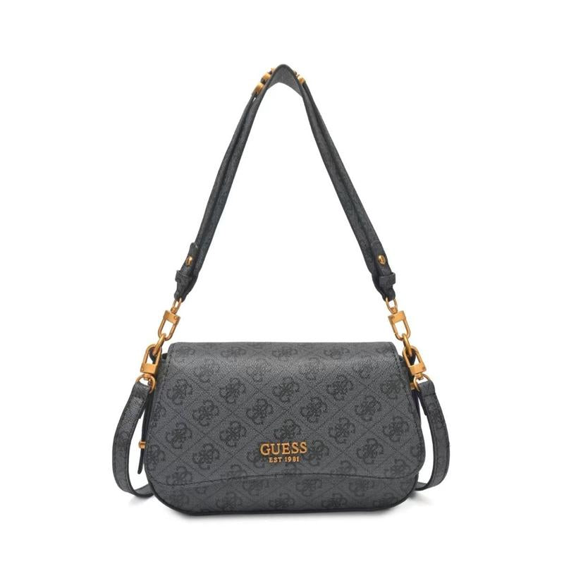 Gues* -  Guess Noelle Shoulder Bag - Gray LOGO