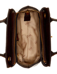 Gues* - Enisa Satchel Bag - Dark Maroon