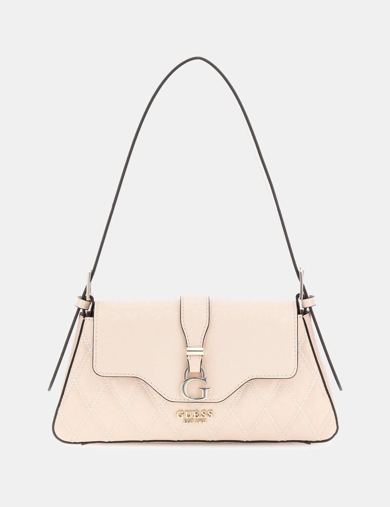 Gues* -  Adi 4G logo shoulder bag - Peach -ON SALE
