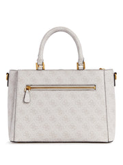 Gues* -  G James 4G peony logo handbag- WHITE LOGO