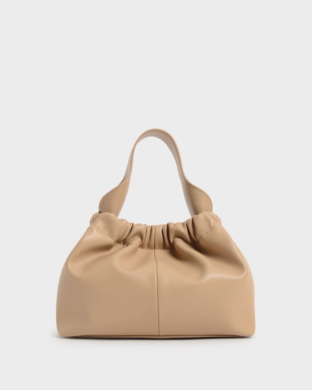Charles & Ke*th - Ally Ruched Slouchy Bag - Khaki
