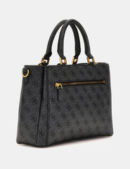 Gues* - G James 4G peony logo handbag - Black Logo