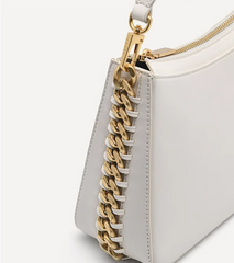 PEDR* -  Chain Detail Shoulder Bag - YELLOW-EID SALE!