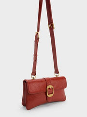 Charles & Ke*th -  Eilith Buckled Bag - BRICK -ON SALE