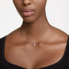 Swar*vski -Chroma pendant Heart, Pink, Gold-tone plated-5648750