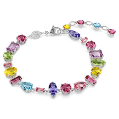 Swar*vski -Gema bracelet Mixed cuts, Multicolored, Rhodium plated-5656427