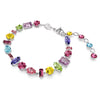 Swar*vski -Gema bracelet Mixed cuts, Multicolored, Rhodium plated-5656427