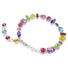 Swar*vski -Gema bracelet Mixed cuts, Multicolored, Rhodium plated-5656427