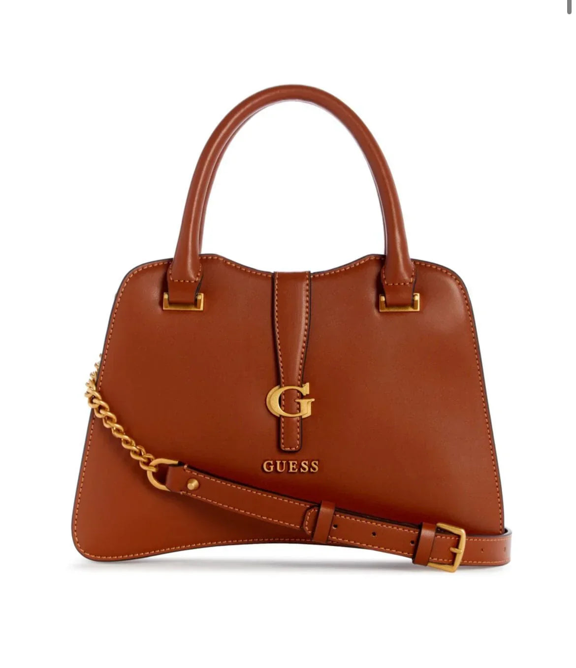 Gues* - Kuba Small Satchel - Cognac