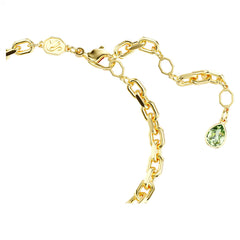 Swar*vski -Idyllia bracelet Mixed cuts, Flower, Multicolored, Gold-tone plated-5717156