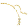 Swar*vski -Imber Tennis necklace Round cut, White, Gold-tone plated-5682585