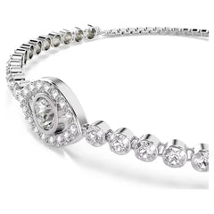 Swar*vski -Matrix bracelet Evil eye, White, Rhodium plated-5632062