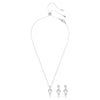 Swar*vski -Mesmera set Pear cut, Round cut, White, Rhodium plated-5723197