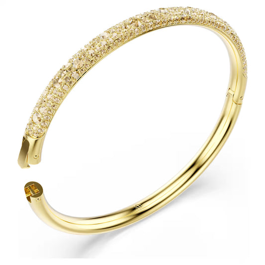 Swar*vski -Sublima bangle Snow pavé, Gold tone, Gold-tone plated-5723336